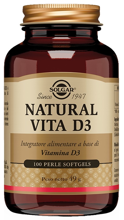NATURAL VITA D3 100 PERLE - Farmacia Del Monaco