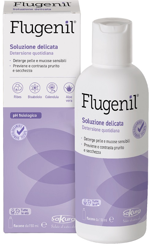 FLUGENIL SOLUZIONE INTIMA DELICATA 150 ML - Farmacia Del Monaco
