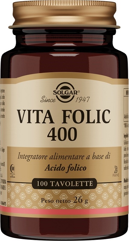 VITA FOLIC 400 100 TAVOLETTE - Farmacia Del Monaco