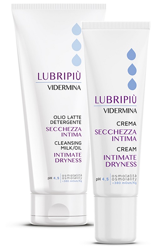 VIDERMINA LUBRIPIU' OLIO LATTE 200 ML + CREMA LUBRIFICANTE 30 ML - Farmacia Del Monaco