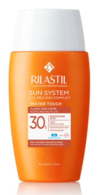 RILASTIL SUN SYSTEM WATER TOUCH FLUIDO SPF30 50 ML - Farmacia Del Monaco