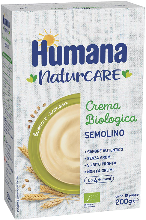 HUMANA CREMA BIOLOGICA SEMOLINO 200 G - Farmacia Del Monaco