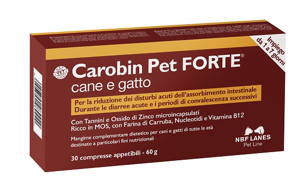 CAROBIN PET FORTE 30 COMPRESSE - Farmacia Del Monaco