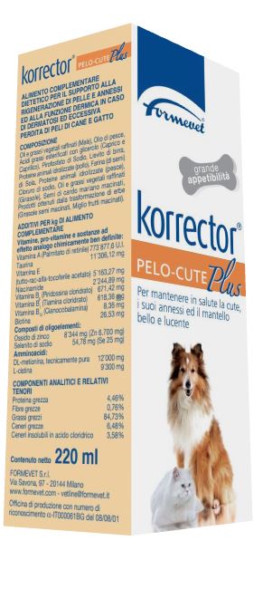 KORRECTOR PELO CUTE PLUS 220 ML - Farmacia Del Monaco