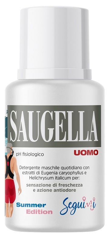 SAUGELLA UOMO PH FISIOLOGICO DETERGENTE MASCHILE QUOTIDIANO 100 ML - Farmacia Del Monaco
