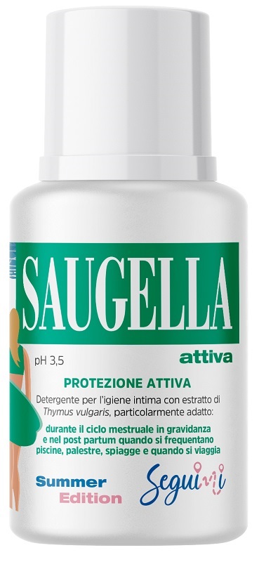 SAUGELLA ATTIVA PH 3,5 PROTEZIONE ATTIVA DETERGENTE IGIENE INTIMA 100 ML - Farmacia Del Monaco