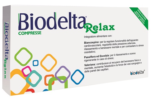 BIODELTA RELAX 30 COMPRESSE - Farmacia Del Monaco