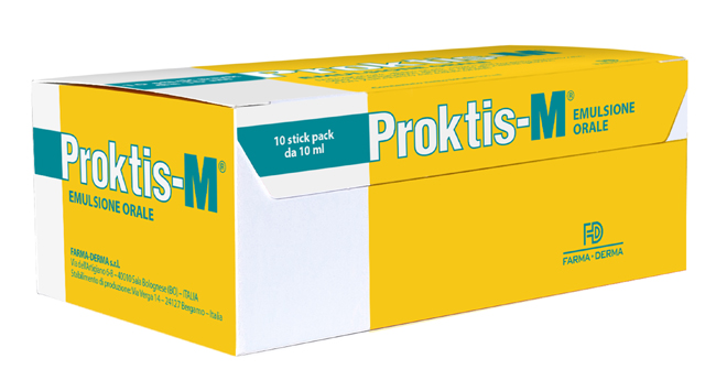 PROKTIS-M EMULSIONE ORALE 10 STICK DA 10 ML - Farmacia Del Monaco
