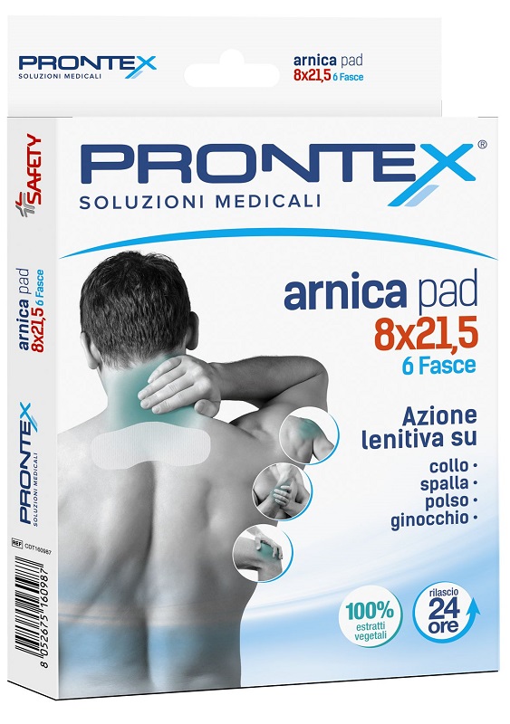 FASCIA PRONTEX ARNICA PAD 8 X 21 ,5 6 PEZZI - Farmacia Del Monaco