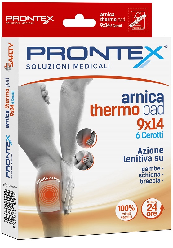 CEROTTO PRONTEX ARNICA THERO PAD 9 X 14 6 PEZZI - Farmacia Del Monaco