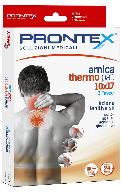 FASCIA PRONTEX ARNICA THERMO PAD 10 x 17 3 PEZZI - Farmacia Del Monaco