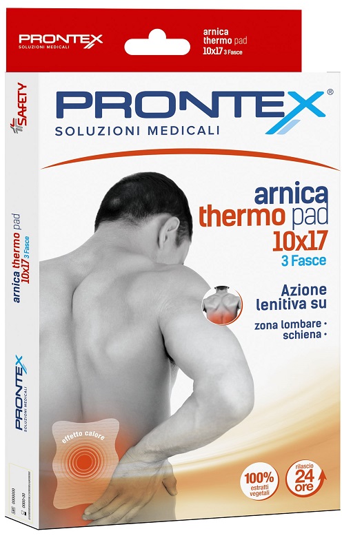 FASCIA PRONTEX ARNICA THERMO PAD 10 X 17 3 PEZZI - Farmacia Del Monaco