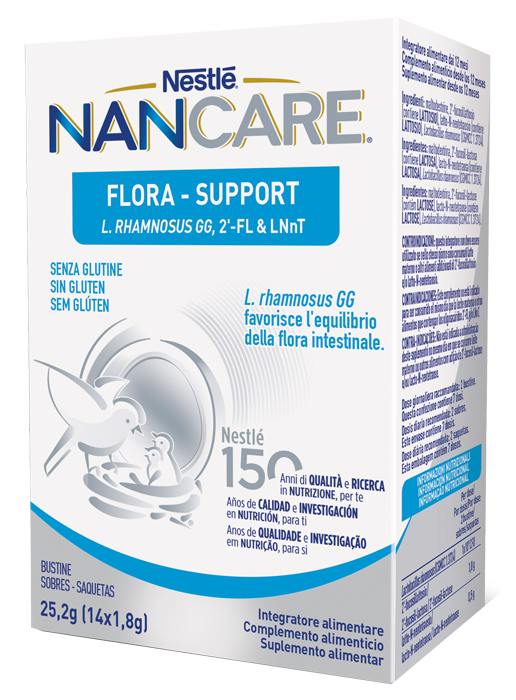 NESTLE' NANCARE FLORA SUPPORT 14 BUSTINE - Farmacia Del Monaco