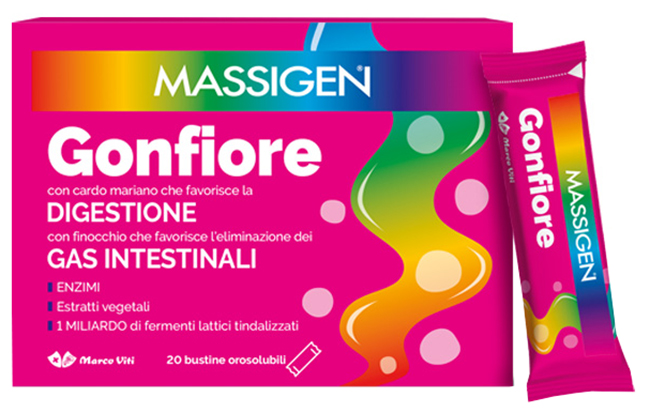 MASSIGEN GONFIORE 20 STICK PACK - Farmacia Del Monaco