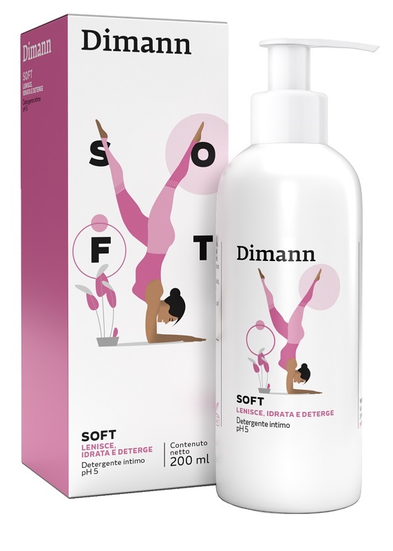 DIMANN SOFT DETERGENTE INTIMO PH 5 200 ML - Farmacia Del Monaco