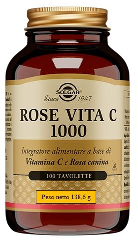 ROSE VITA C 1000 100 TAVOLETTE - Farmacia Del Monaco