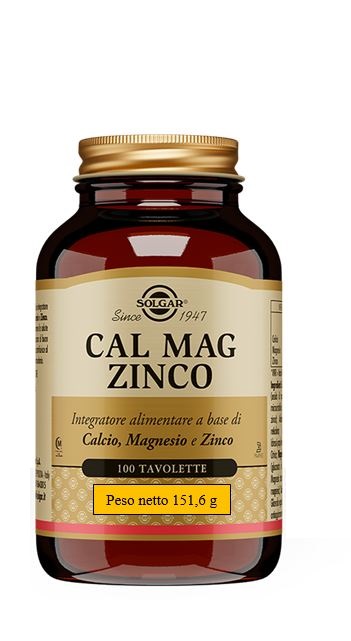 CAL MAG ZINCO 100 TAVOLETTE - Farmacia Del Monaco