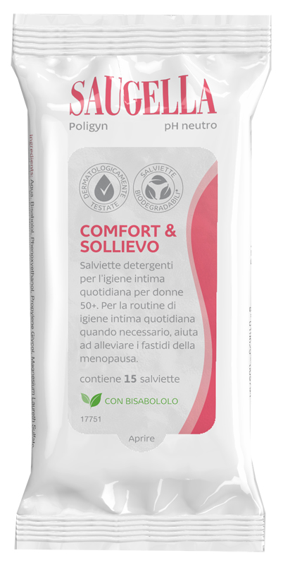 SAUGELLA POLIGYN SALVIETTINE 15 PEZZI - Farmacia Del Monaco