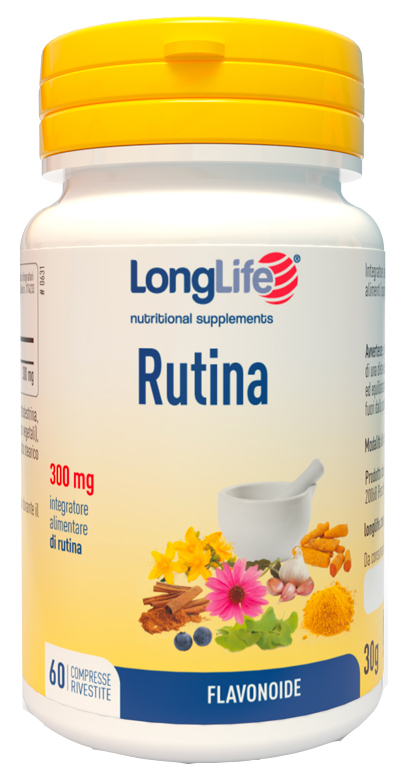 LONGLIFE RUTINA 300 MG 60 COMPRESSE RIVESTITE - Farmacia Del Monaco
