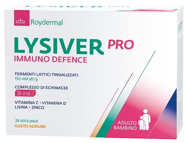 LYSIVER PRO IMMUNO DEFENCE 24 STICK PACK DA 3 G - Farmacia Del Monaco