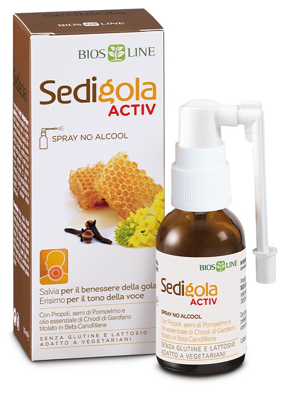 APIX SEDIGOLA ACTIV SPRAY GOLA 30 ML - Farmacia Del Monaco