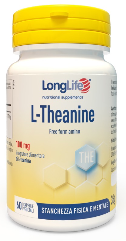 LONGLIFE L-THEANINE 60 CAPSULE VEGETALI DA 600 MG - Farmacia Del Monaco