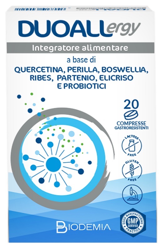 DUOALLERGY 20 COMPRESSE GASTRORESISTENTI - Farmacia Del Monaco