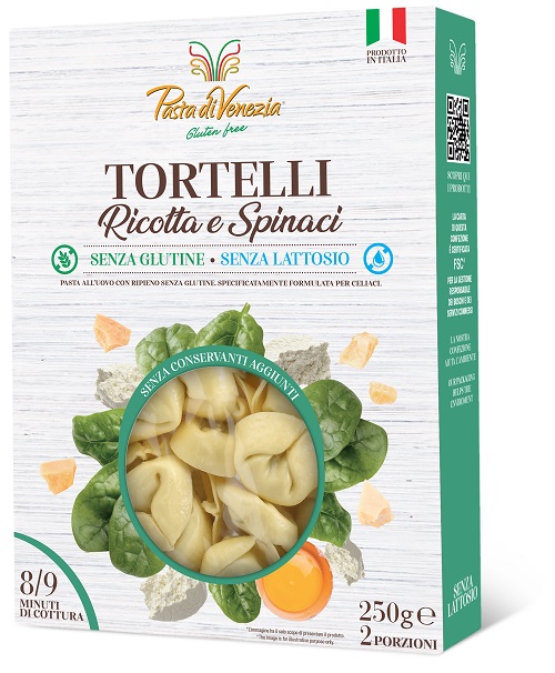 PASTA DI VENEZIA TORTELLI RICOTTA E SPINACI SENZA GLUTINE STAB  250 G - Farmacia Del Monaco