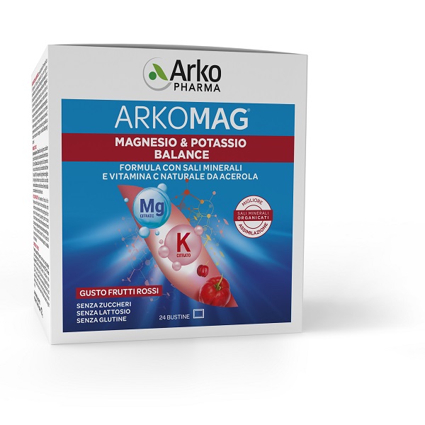 ARKOMAG MAGNESIO & POTASSIO BALANCE 24 BUSTINE - Farmacia Del Monaco