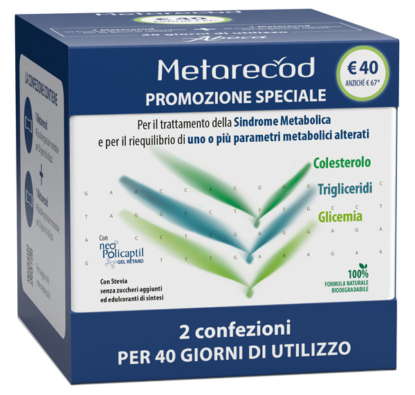 METARECOD 40 BUSTINE GRANULARI DA 2,5 G 2 PEZZI - Farmacia Del Monaco