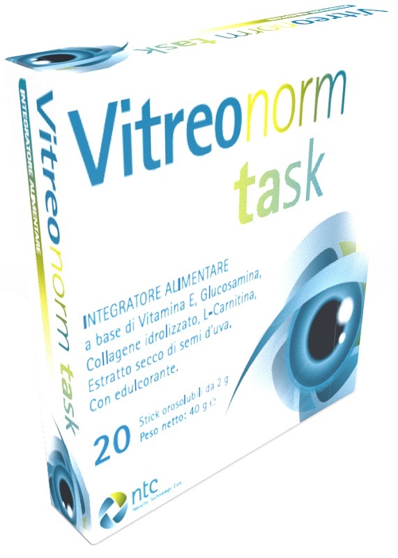 VITREONORM TASK 20 STICK OROSOLUBILI 2 G - Farmacia Del Monaco