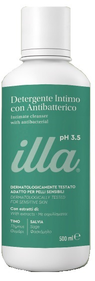 ILLA DETERGENTE INTIMO ANTIBATTERICO PH 3,5 500 ML - Farmacia Del Monaco