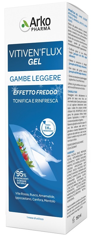 VITIVEN FLUX GEL EFFETTO FREDDO 150 ML - Farmacia Del Monaco