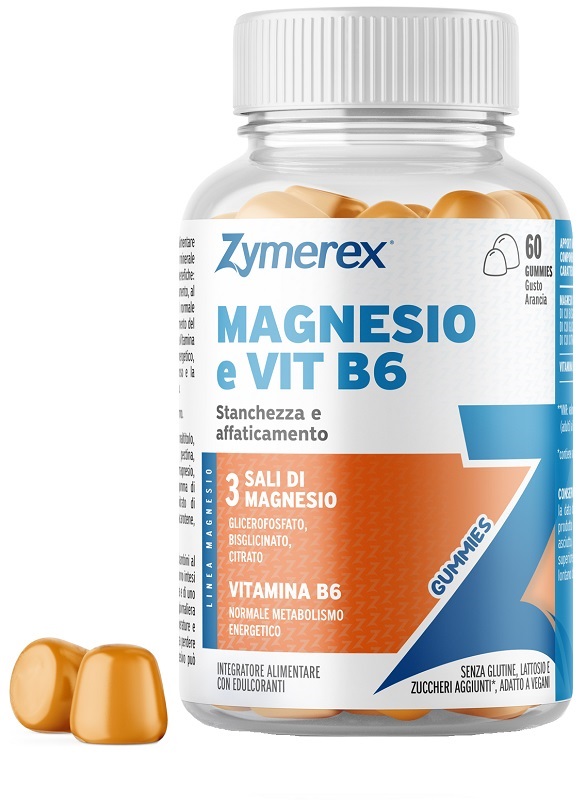 ZYMEREX MAGNESIO E VIT B6 60 GUMMIES - Farmacia Del Monaco