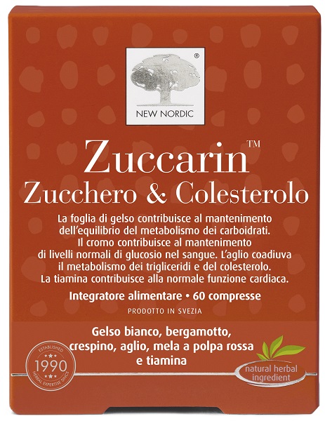 ZUCCARIN ZUCCHERO & COLESTEROLO 60 COMPRESSE - Farmacia Del Monaco