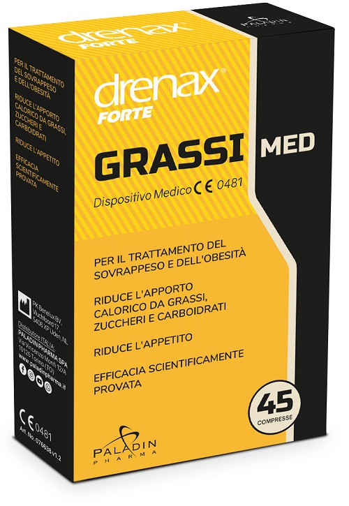 DRENAX FORTE GRASSI MED 45 COMPRESSE - Farmacia Del Monaco