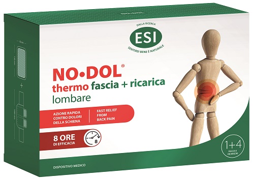 ESI NO DOL THERMO FASCIA LOMBARE 1 PEZZO + RICARICA 4 PEZZI - Farmacia Del Monaco