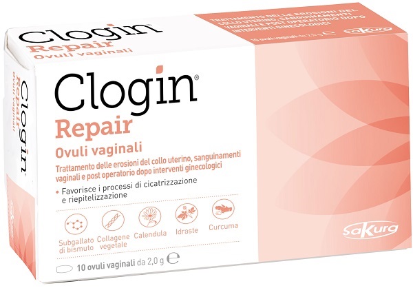 CLOGIN REPAIR 10 OVULI VAGINALI - Farmacia Del Monaco