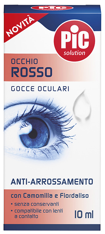 PIC GOCCE OCULARI OCCHIO ROSSO 10 ML - Farmacia Del Monaco