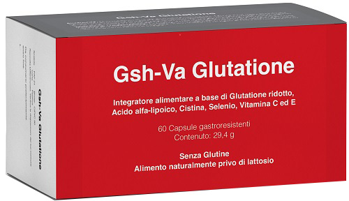 GSH-VA GLUTATIONE 60 CAPSULE GASTRORESISTENTI DA 490 MG - Farmacia Del Monaco
