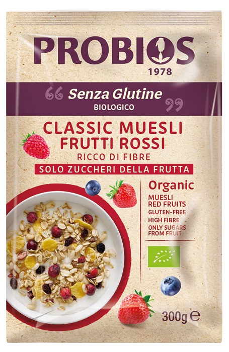 PROBIOS CLASSIC MUESLI FRUTTI ROSSI 300 G - Farmacia Del Monaco