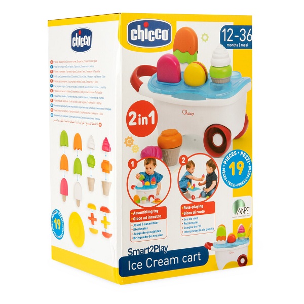 CHICCO GIOCO SMART2PLAY CARRETTO DEI GELATI - Farmacia Del Monaco