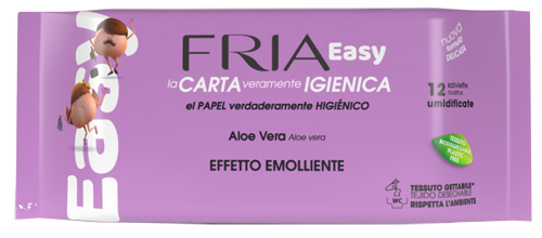 FRIA EASY CARTA IGIENICA EFFETTO EMOLLIENTE 12 SALVIETTE - Farmacia Del Monaco