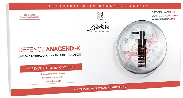 DEFENCE ANAGENIX K LOZIONE ANTI CADUTA 6 FLACONCINI 15 ML - Farmacia Del Monaco