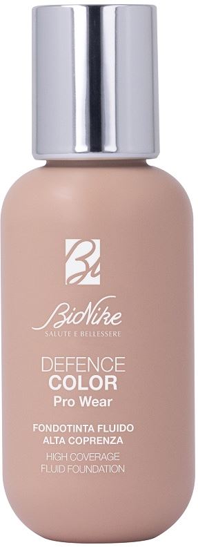 DEFENCE COLOR PRO WEAR FONDOTINTA FLUIDO ALTA COPRENZA N3 SAND 50 ML - Farmacia Del Monaco