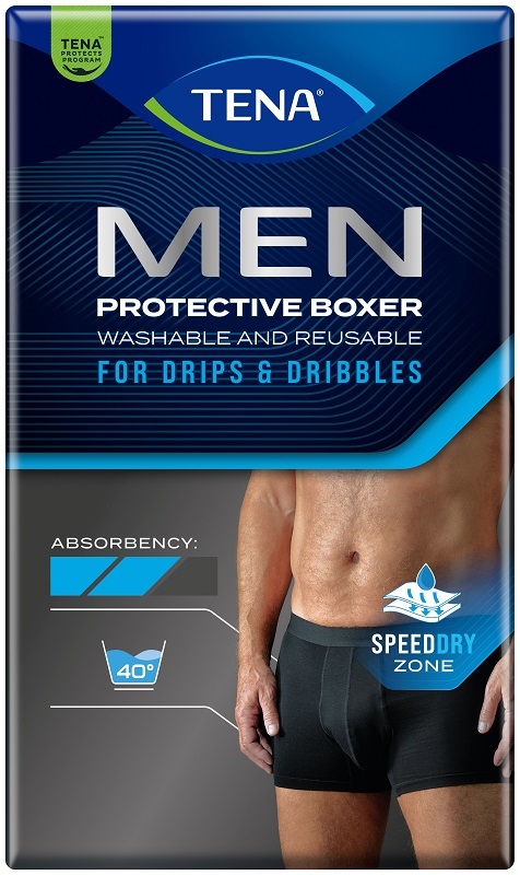 TENA MEN PROTECTIVE BOXER ASSORBENTE LAVABILE LARGE 1 PEZZO - Farmacia Del Monaco