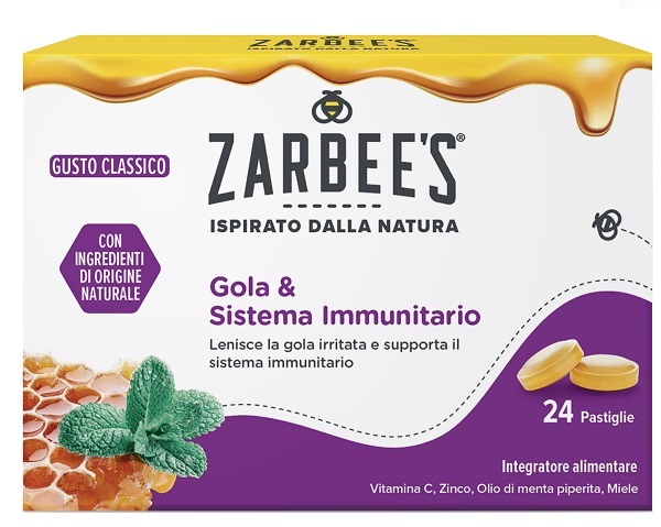 ZARBEE'S GOLA & SISTEMA IMMUNITARIO 24 PASTIGLIE - Farmacia Del Monaco