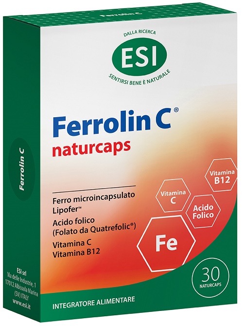 ESI FERROLIN C 30 NATURCAPS - Farmacia Del Monaco