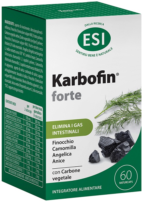 ESI KARBOFIN FORTE 60 NATURCAPS - Farmacia Del Monaco