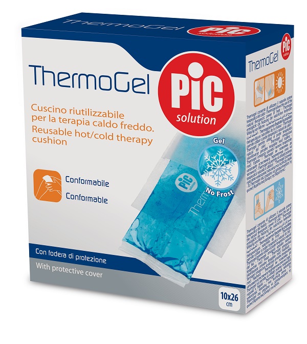 CUSCINO THERMOGEL 10X26 CM TERAPIA CALDO FREDDO CON FODERA ITC - Farmacia Del Monaco